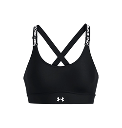 REGGISENO SPORTIVO UA INFINITY MID 2.0 DA DONNA BLACK 